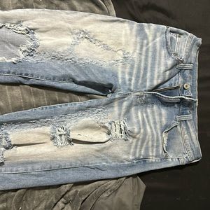 Arizona distressed and textured skinny jeans